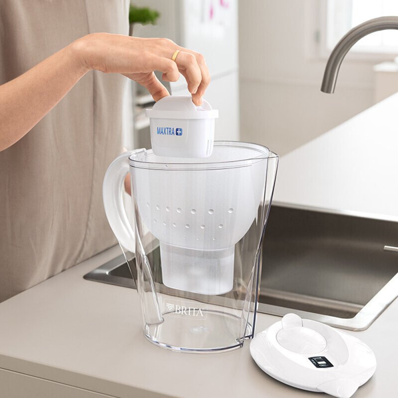 德国 碧然德(Brita)Marella系列滤水壶海洋系列1壶1芯 3.5L 白色高清大图