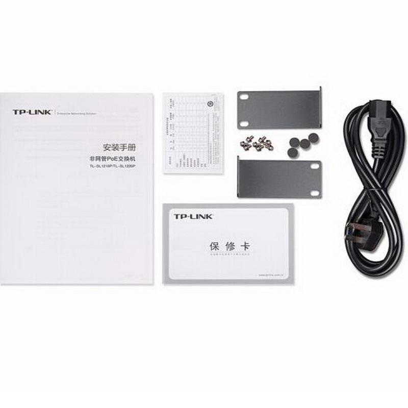 TP-LINK 非网管标准POE供电交换机 TL-SL1024P-Combo 24口百兆 JH
