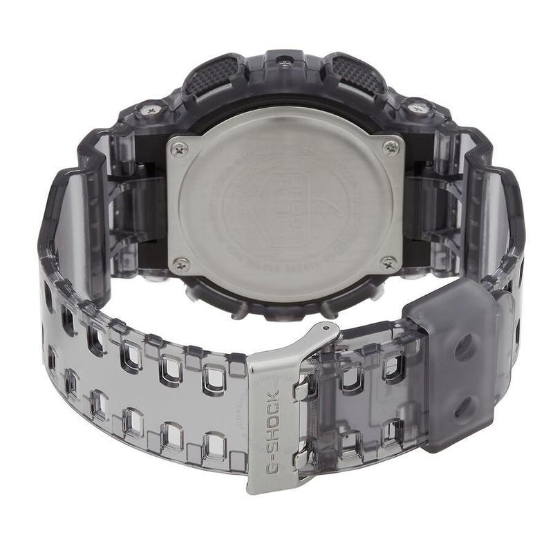 alarm闹钟世界时间石英模拟数字黑色表盘防水男士手表 ga-110ske-8a