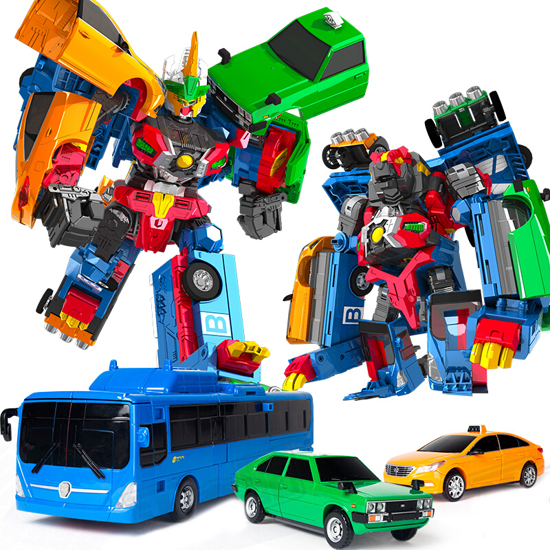 变形车金刚儿童玩具小男孩女孩变形汽车机器巴巨人hc2-009b 大巴巨人