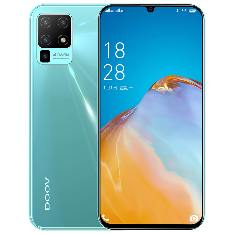 朵唯 X50 Pro 智能手机 6GB+128GB 幻彩玻璃机身 水滴全面屏4G全网通游戏拍照超薄老人学生双卡双待