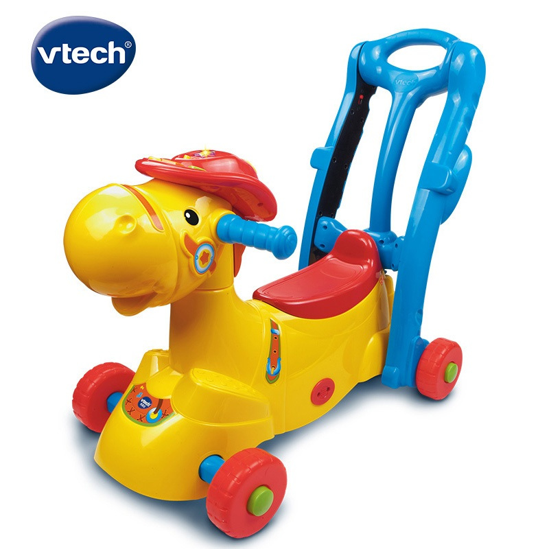 VTech伟易达多功能摇马儿童摇摇马木马摇椅宝宝滑行车两用可坐骑