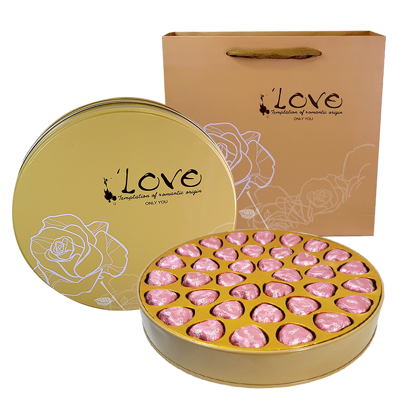 Dove德芙心语巧克力礼盒装18颗纸盒牛奶夹心巧克力节日生日礼物高清大图