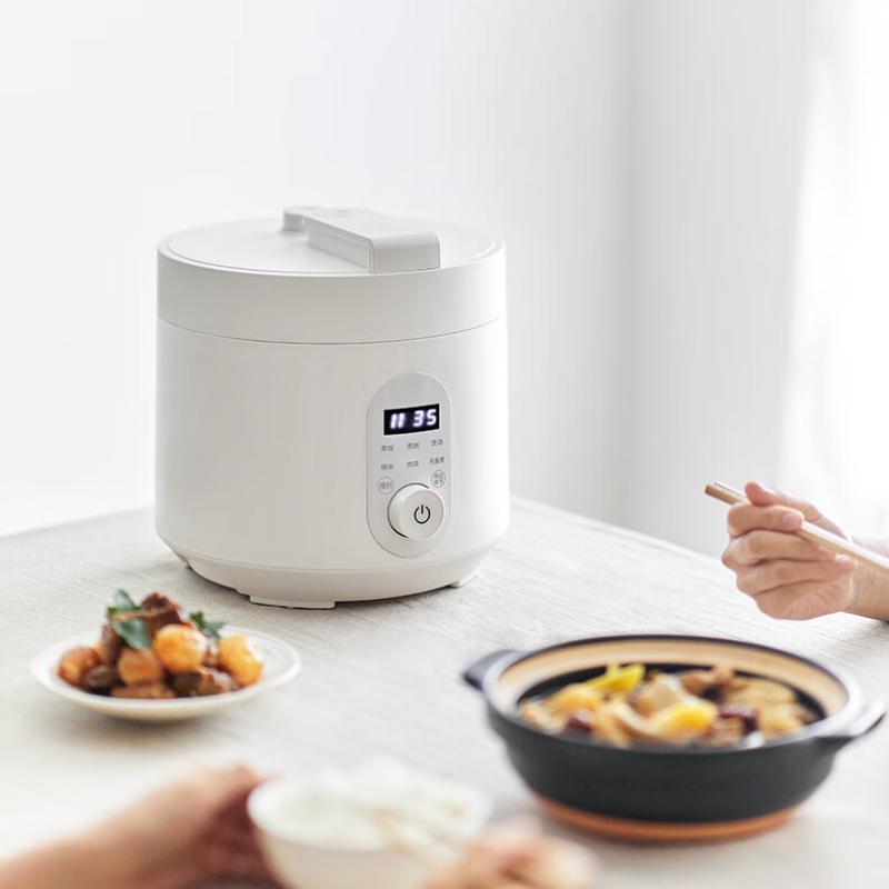 OLAYKS 立时 电压力锅 3L电压力锅旋钮款 电压220V功率750W 单胆 YBW3001B 白色 / 台高清大图
