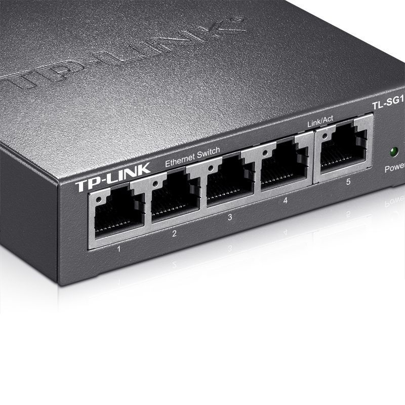 TP-LINK TL-SG1005D 家用4口5口千兆高速网络交换机网线分线器集线分流器监控办公电脑上网tplink