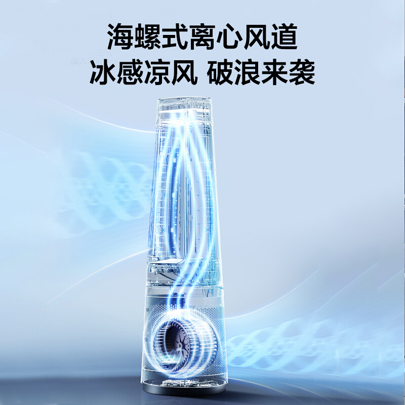 美的(Midea)无叶风扇AMS150E-SJR(玄武灰) 空气净化器智能家用纳凉取暖 除甲醛 净离子杀菌四合一净化器高清大图