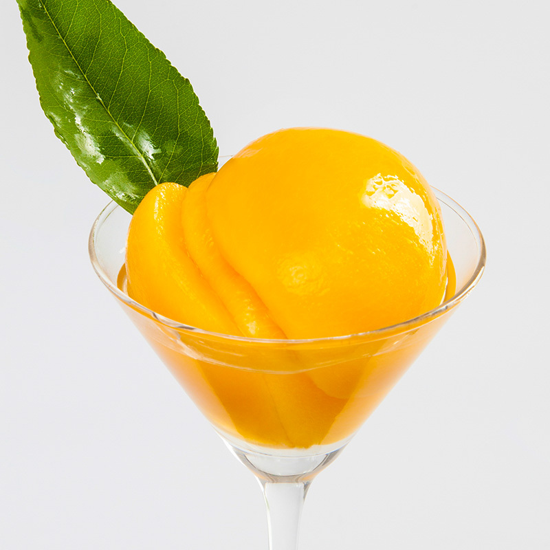 真心罐头黄桃水果罐头425g4罐整箱