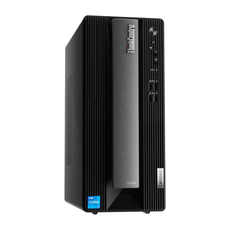 联想Thinkpad ThinkCentre neo P600 商用设计师游戏台式电脑主机 (英特尔酷睿i7-13700 16G 512G RTX3050-8G)27英寸显示器