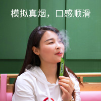 KiKM K08小彩条一次性小烟能量棒扁烟戒烟一次性烟能量棒新款蒸汽烟 传统烟味