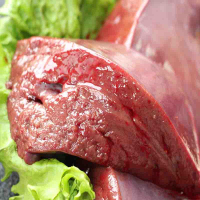 生鲜牛肝 新鲜牛肝 肝脏 1.5kg 顺丰 内脏牛肉 原牛夫妻肺片顺丰