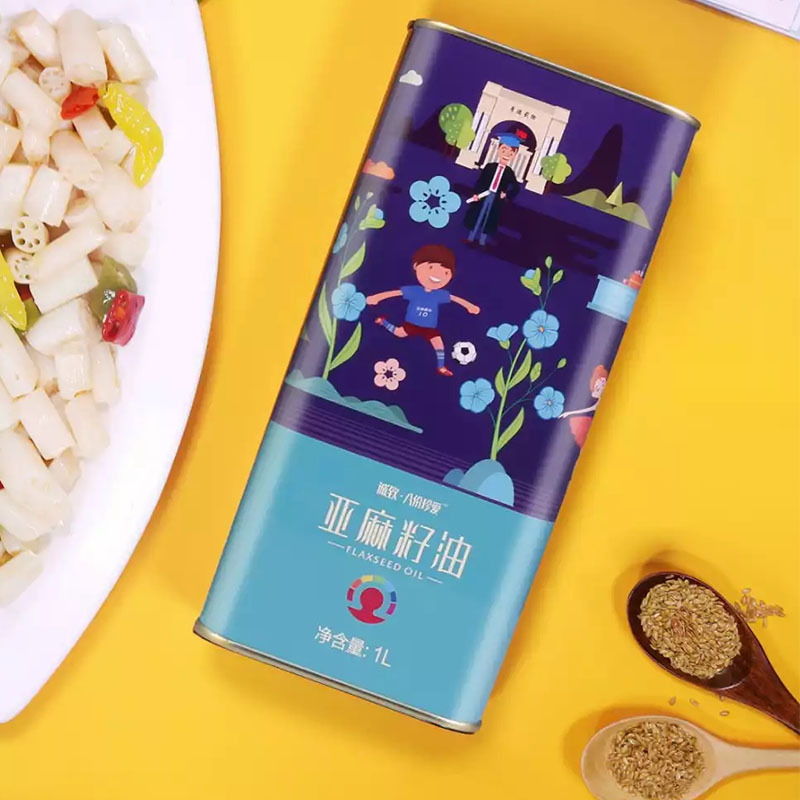 诚致 亚麻艺智高保鲜一级冷榨亚麻籽油1L