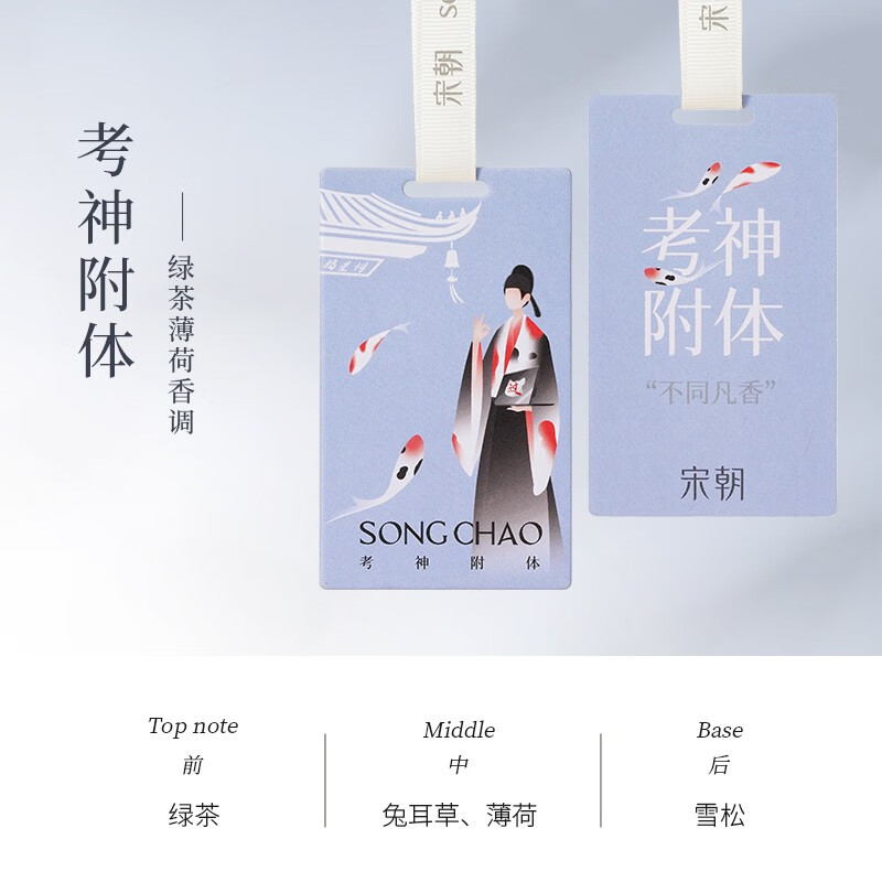 宋朝312-SC不同凡香车载香片单片系列-3不同凡香趣味香卡[考神附体]高清大图