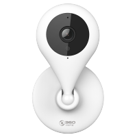 360 智能摄像机 小水滴1080P版 +16G卡 网络wifi家用监控高清摄像头 高清夜视 双向通话 远程监控 哑白