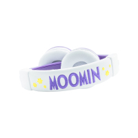buddyPHONES MOOMIN儿童专用耳机头戴式英语听力学习视频通话有线耳机正版可爱卡通漫画小孩生日礼物 紫色