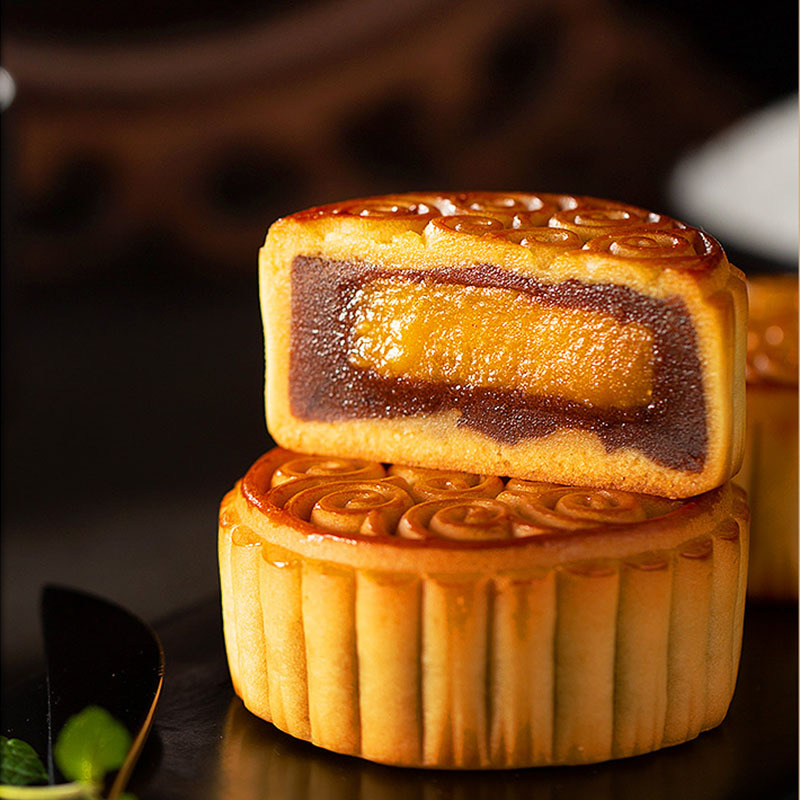 8味8饼刻凡揽月两层提篮480g中秋节广式二层月饼礼盒装月饼老式传统