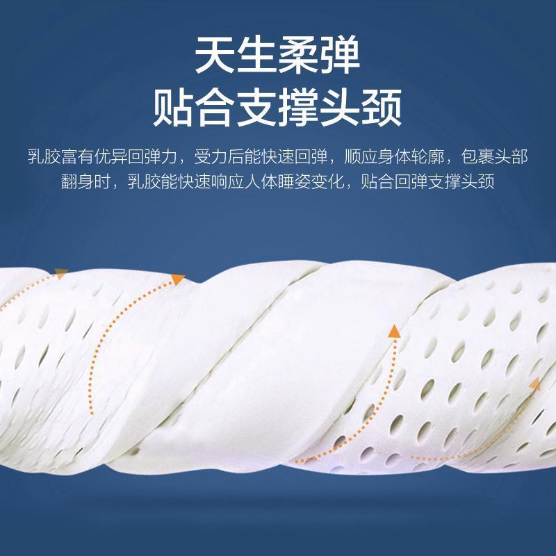 苏宁宜品 曲线波浪乳胶枕(泰国原液乳胶)