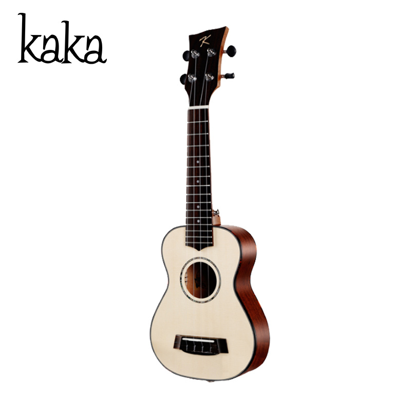 kaka卡卡 kus-28d单板云杉卡卡尤克里里乌克丽丽ukulele小吉他21寸