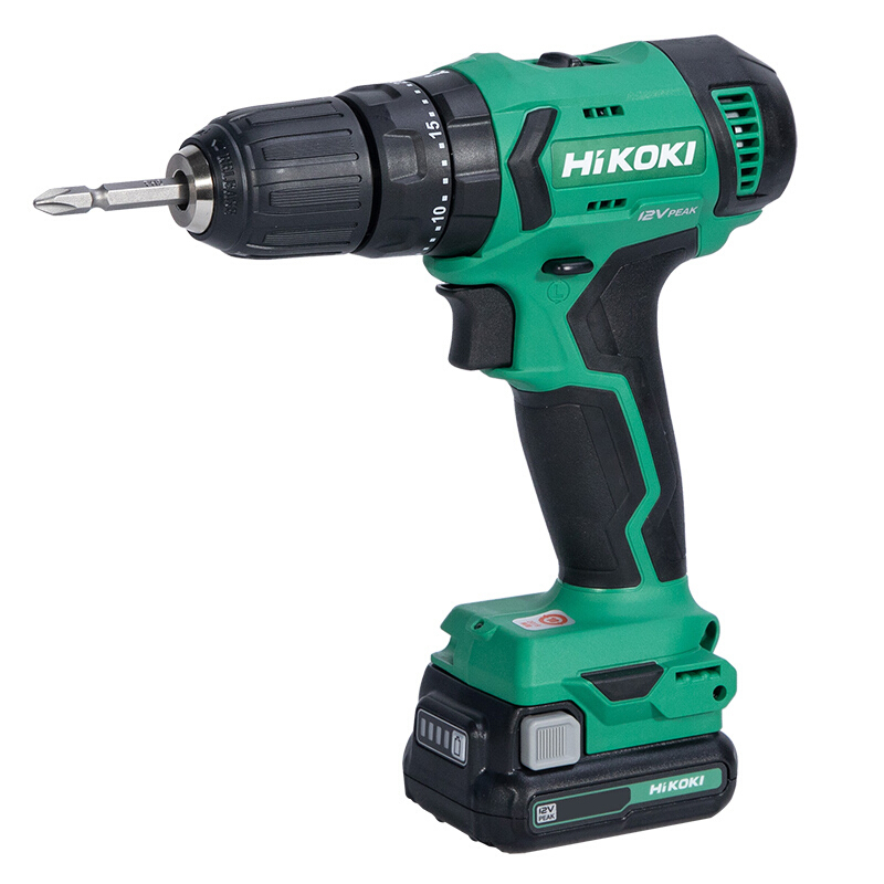 高壹工机hikoki充电钻电动螺丝刀dv12da锂电池12v冲击钻起子机墙面