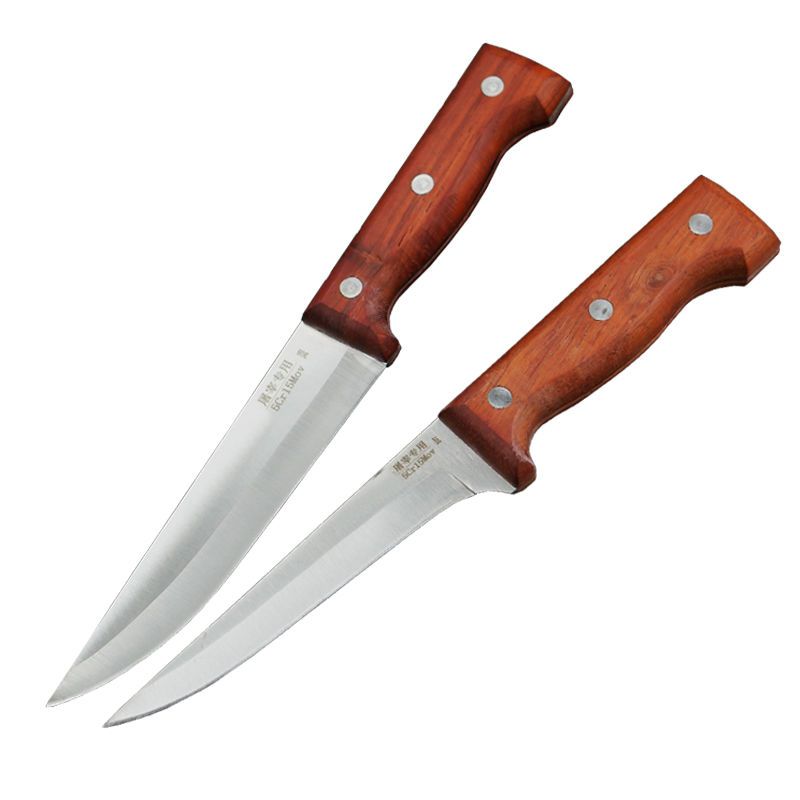 剔骨刀割肉刀分割刀切牛肉德国屠宰刀杀羊刀牛肉刀杀猪刀锋利 307-送