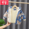 可莉允男童棉衣2021新款洋气儿童棉袄冬季婴儿冬装外套宝宝棉服加绒加厚