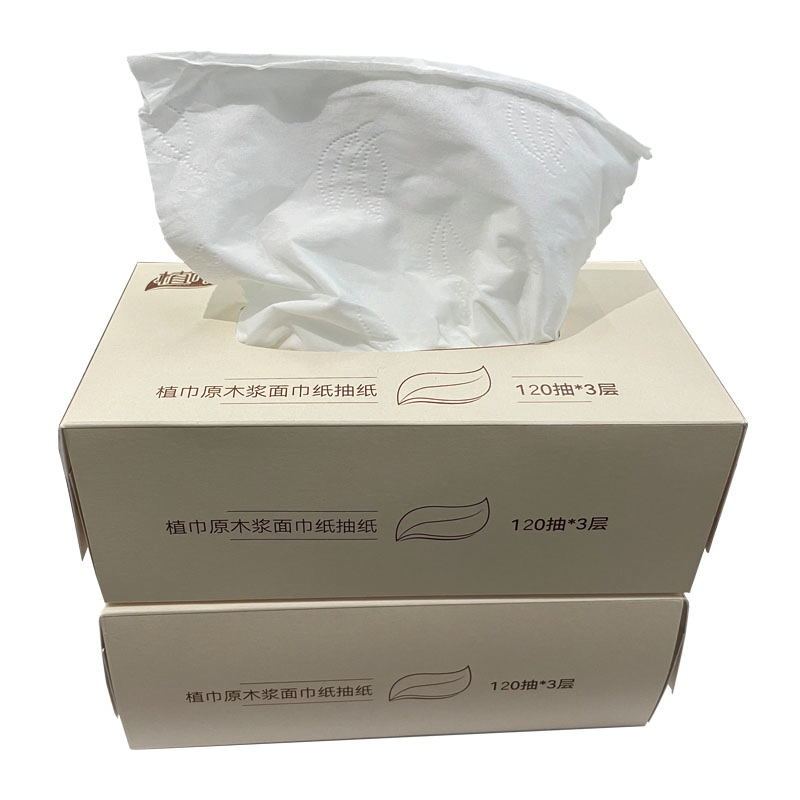 植巾 YC1000 3层120抽/盒 8盒/箱 面巾纸抽纸 8.00 包/箱 (计价单位:箱)高清大图