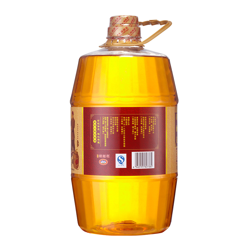 胡姬花 古法小榨 花生油5L 食用油 传统工艺 压榨