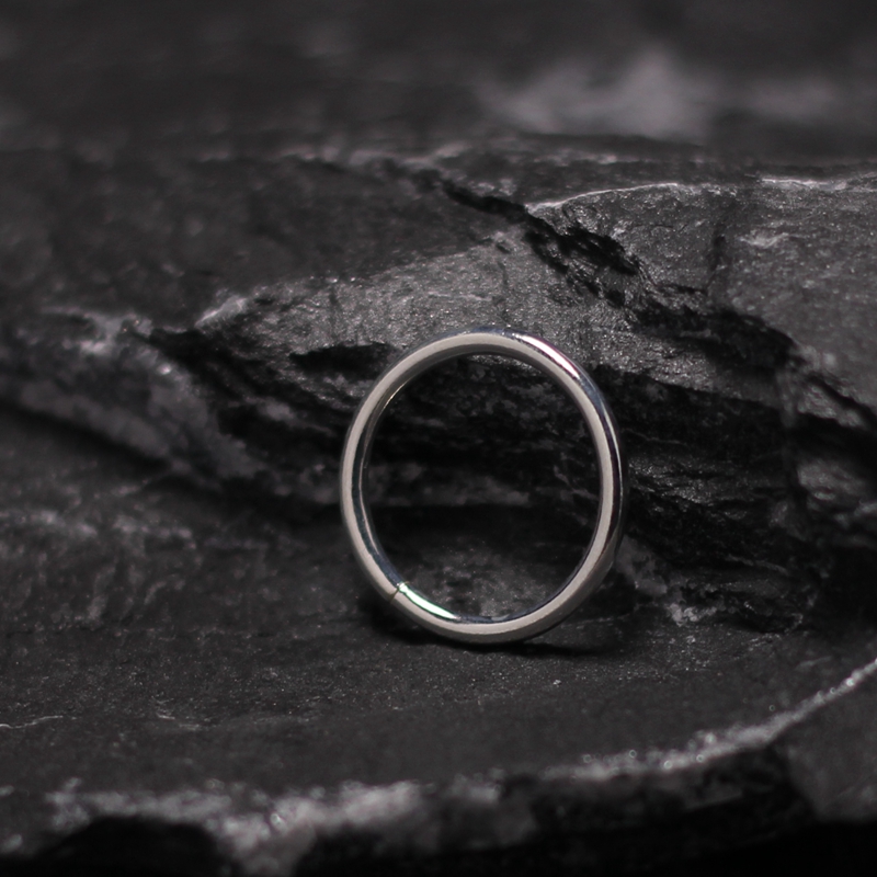 925银纯银指环极简精致个性银饰可调节大小圆条开口光面尾戒戒指送女朋友老婆情人节七夕生日礼物
