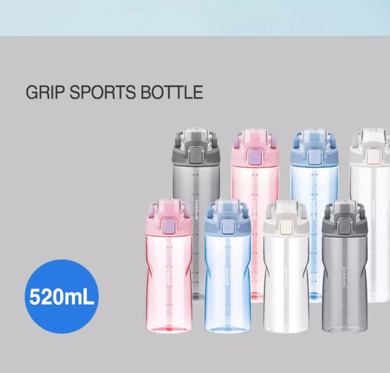 乐扣乐扣 一键开盖吸管水杯ABF796 (颜色随机)高清大图