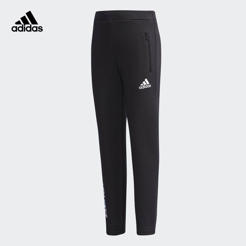 adidas kids 阿迪达斯儿童春季小童舒适针织运动长裤童装 CX3499