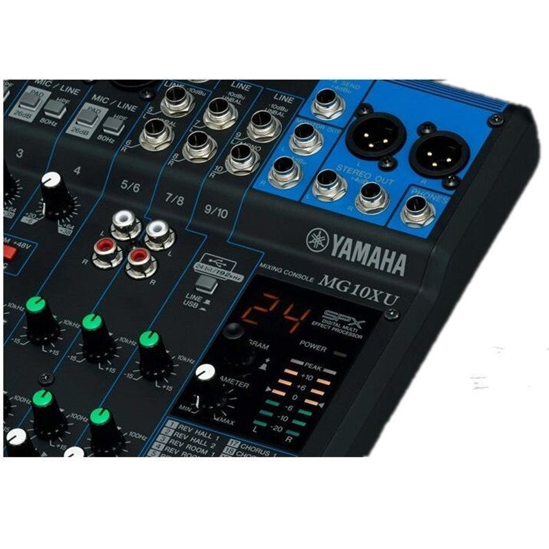 雅马哈(yamaha)mg10xu 带usb效果器10路调音台 专业音响设备模拟调音