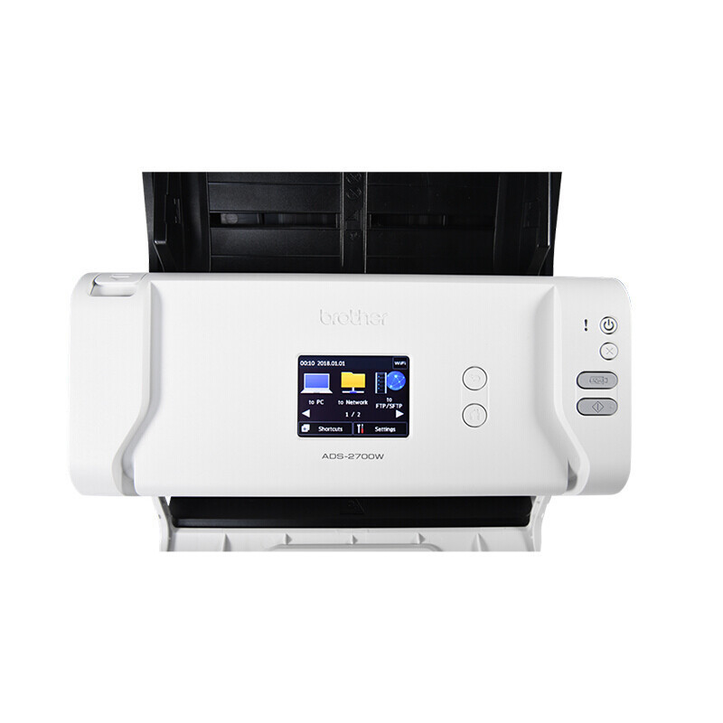 兄弟(brother)ADS-2700W A4馈纸式高速快速连续自动双面办公用扫描仪无线WIFI有线网络 优盘可脱机扫