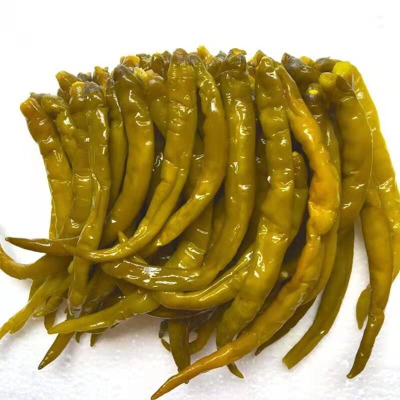 湖南特产酱辣椒500g泡菜下饭咸菜坛子腌辣椒湘菜下饭菜湿辣椒酱辣椒