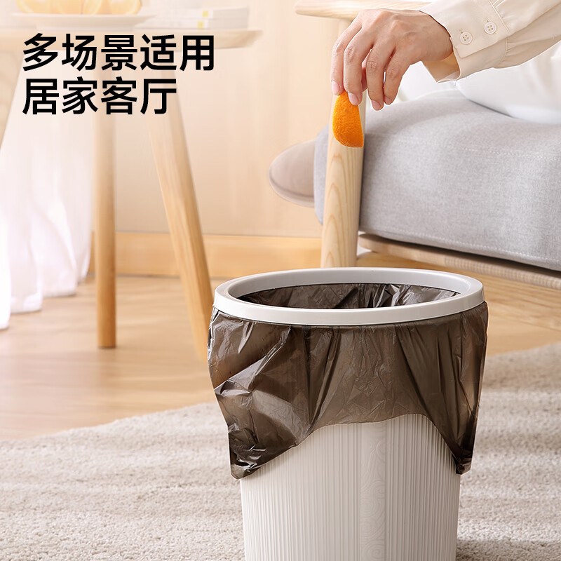 五月花D365 一次性塑料垃圾袋45*60cm*100只 加厚环保点断式背心垃圾袋高清大图