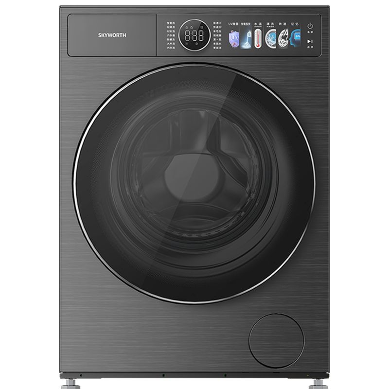 创维超薄平嵌滚筒洗衣机XQG100K99DT_云熙灰