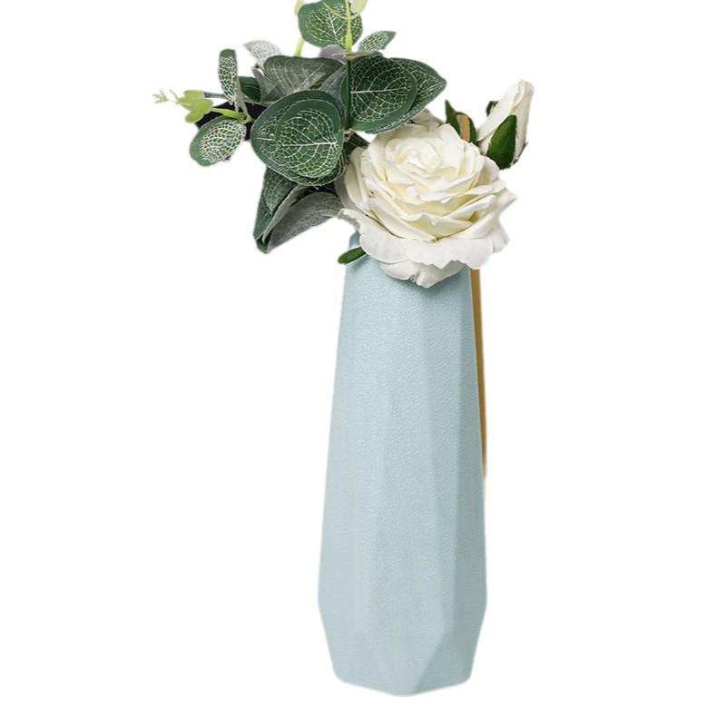 [疆不凡]仿瓷菱形花瓶 PE个高清大图