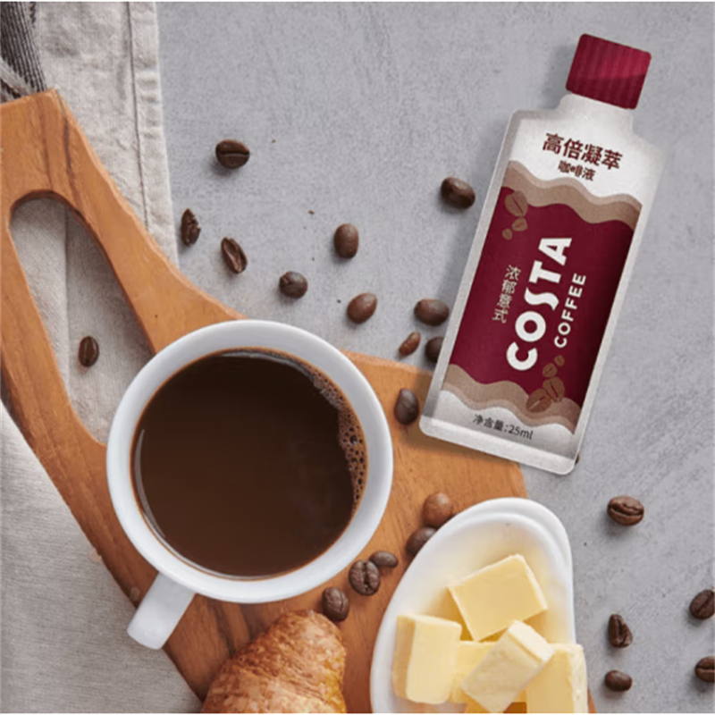 COSTA高倍凝萃咖啡液咖世家速溶浓缩袋装液鲜萃意式风味 混合风味(意式25ml*3+阳光青提25ml*4)高清大图