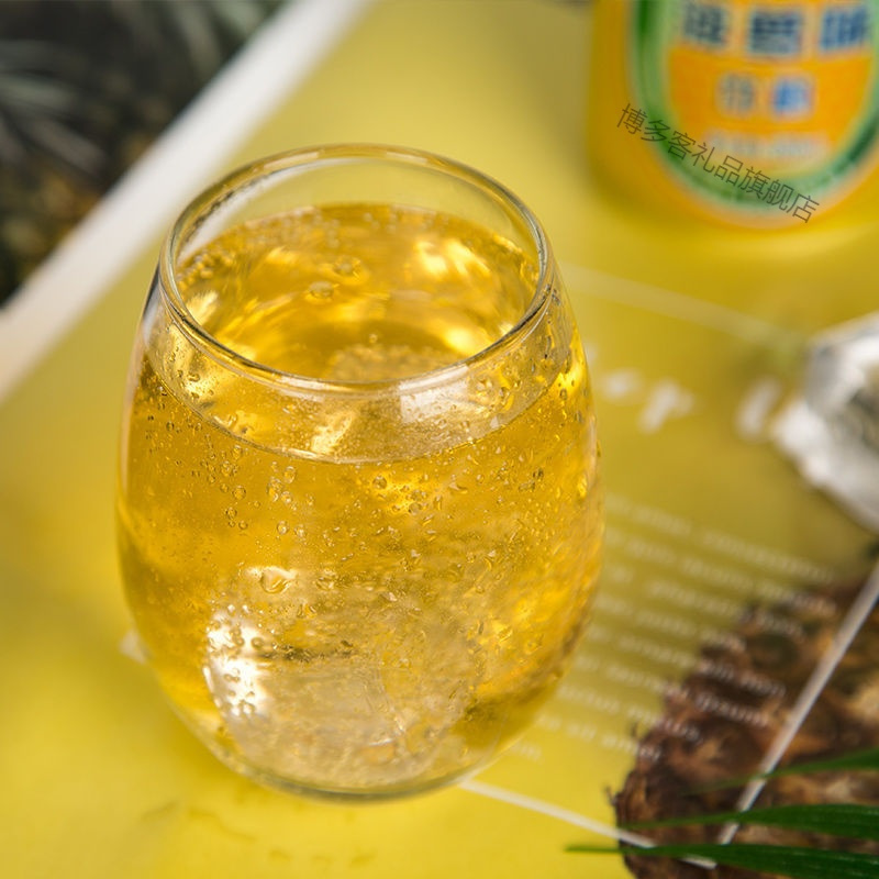 湛航菠萝啤320ml罐果啤碳酸饮料果味果汁网红啤酒怀旧汽水整箱批发