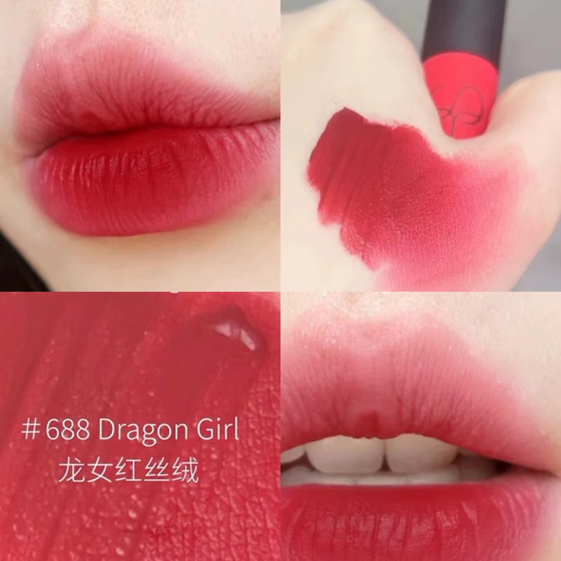 纳斯(NARS)空气柔雾唇釉唇霜哑光雾面易上色 688#Dragon Girl-龙女红丝绒高清大图