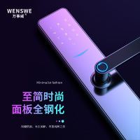 【全国免费安装】WENSWE万事威智能锁指纹锁电子锁密码锁刷卡家用酒店防盗门木门智能门锁T02