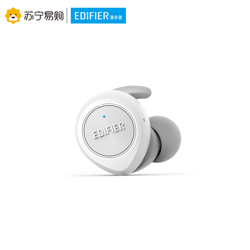 Edifier/漫步者 TWS3真无线蓝牙耳机迷你运动防水通话入耳式耳塞 白色