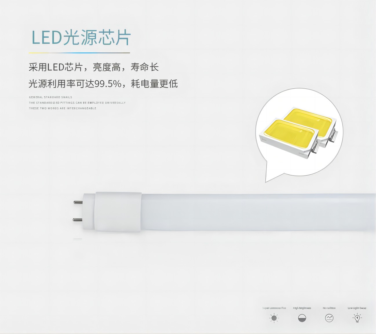 非芯赫 LED灯管 FHGL200-18高清大图