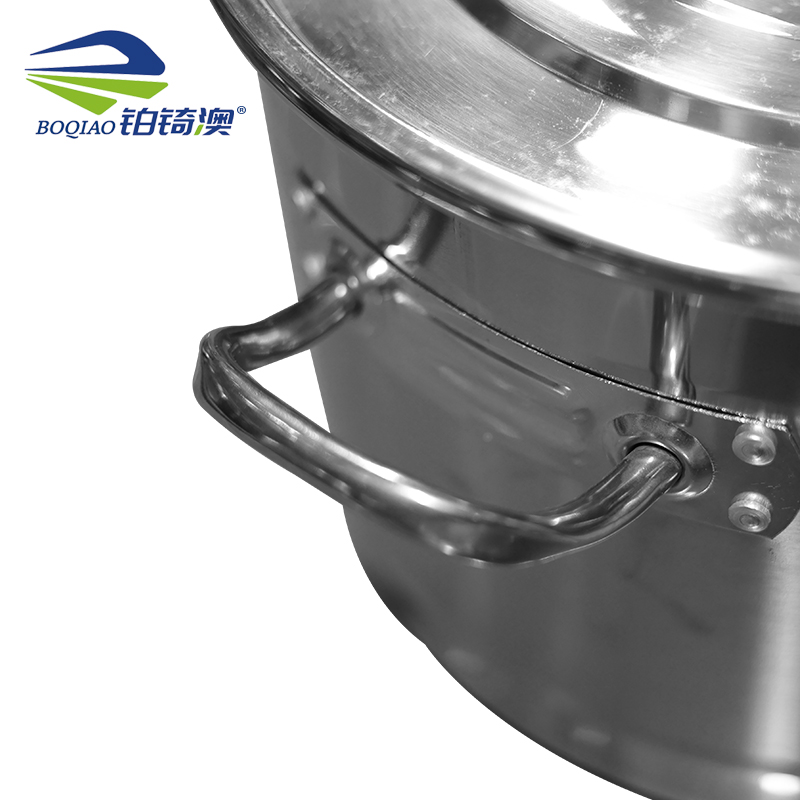 铂锜澳4.2厚不锈钢汤锅 半桶高清大图