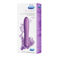 杜蕾斯(Durex) 多速震动棒+手指&兔儿头套+收纳袋 女用防水高潮按摩棒 G点刺激震动棒 夫妻情爱玩具 成人情趣用品