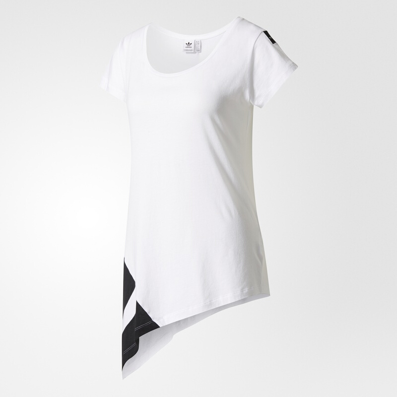 阿迪达斯adidas 三叶草 EQT BLOCK TEE 女子短袖透气舒适上衣BP9300 C高清大图