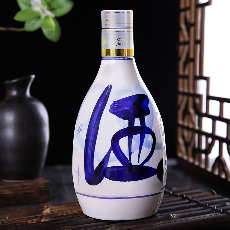 山西汾酒产地 小兰花白酒 53度清香型白酒 整箱500ml4瓶装