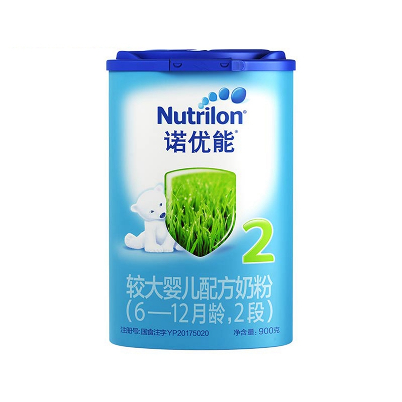 Nutrilon诺优能较大婴儿配方奶粉（6-12个月龄，2段）900g 新老包装随机