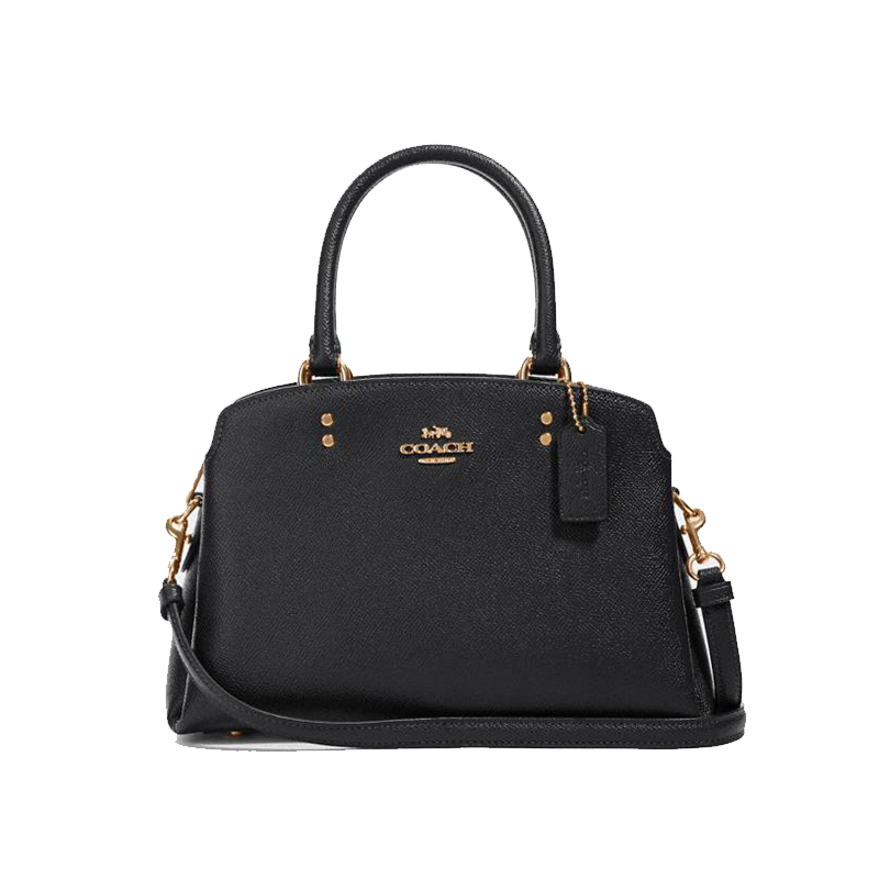 coach新款Lillie Carryall小号牛皮戴妃包 牛皮