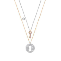 SWAROVSKI 施华洛世奇 CrystalWishesKey人造水晶女士吊坠项链套装项饰5272240