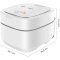 松下(Panasonic)饭之舞压力IH电饭煲SR-E10H1-W日本家用进口内胆3L电饭锅3-4人