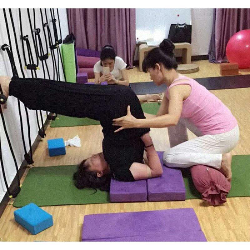 抱枕专业方形孕产倒立垫艾杨格折叠枕瑜伽体位图靠垫(请先与客服确认再)